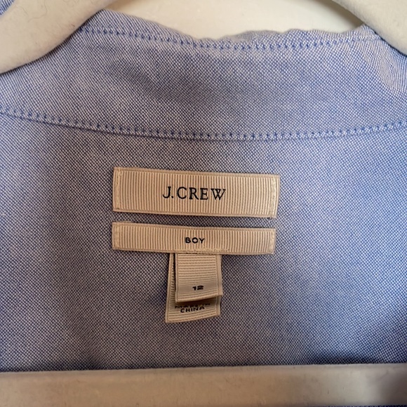J Crew Denim Wash Boy Button Down Top - Picture 2 of 4